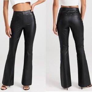 SPANX Leather-Like Flare Pants Sz XS/TP
